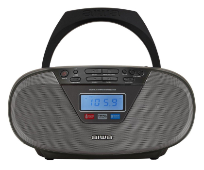 Radio i budzik AIWA AIWA boombox BBTU-400BK CD/FM RDS/USB/BT czarny